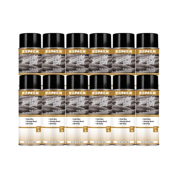 Zenex ZenaLube Moly Dry Moly Lubricant Net 14 oz., 12PK 496950 - main